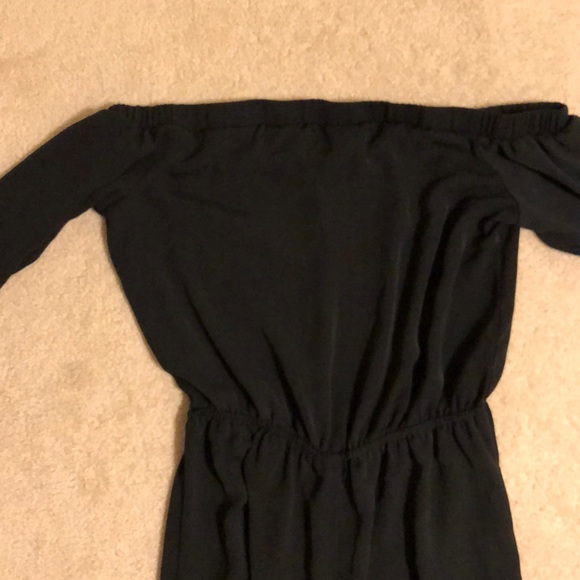 GORG off the shoulder black jumpsuit / romper - Picture 4 of 5